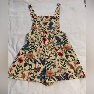 Cider Overalls with Floral Design
